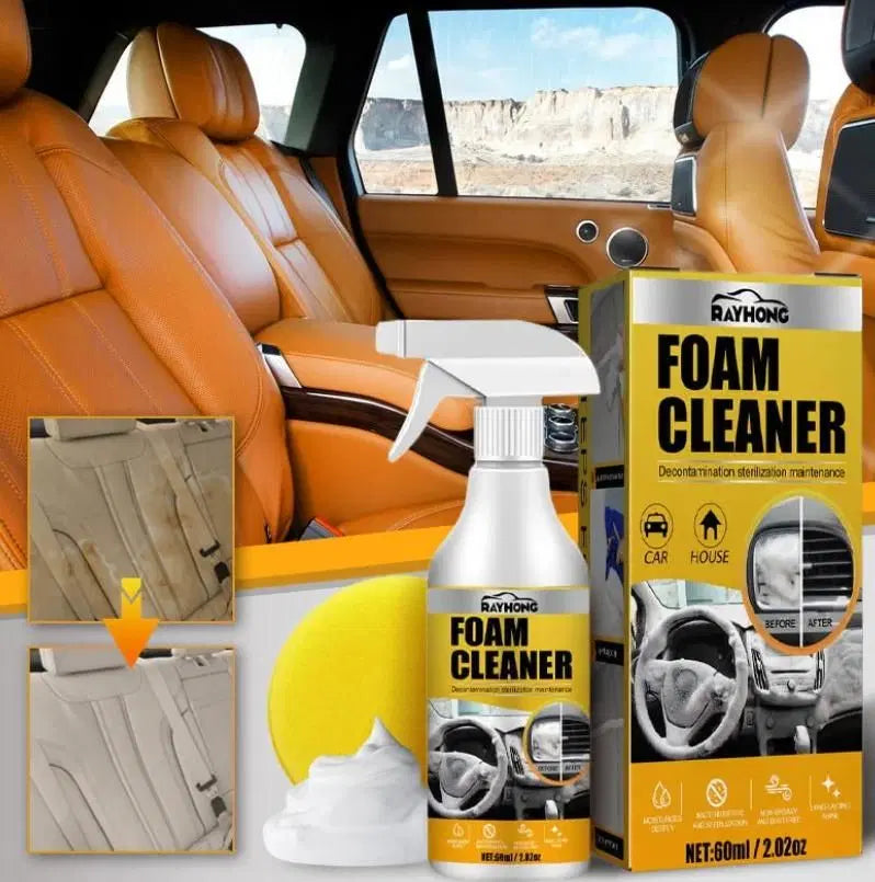Multi-Purpose Foam Cleaner (60ML) – Instant Stain Remover for Shoes, Car, Sofa & Home Surfaces
