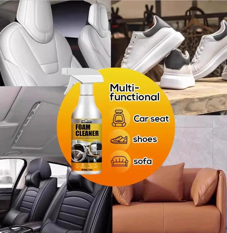 Multi-Purpose Foam Cleaner (60ML) – Instant Stain Remover for Shoes, Car, Sofa & Home Surfaces